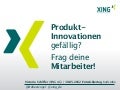 Produkt-Innovationen gefällig? Frag deine Mitarbeiter! (Entwicklertag Karlsruhe 2012)