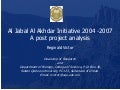 Al Jabal Al Akhdar Initiative 2004 - 2007: A post project analysis [Reginald Victor]