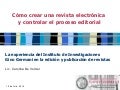 La experiencia del Instituto de Investigaciones Gino Germani en la edición y publicación de revistas académicas