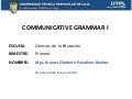 UTPL-COMMUNICATIVE GRAMMAR I-I BIMESTRE-(octubre 2012 febrero 2013)