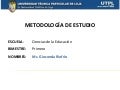 UTPL-METODOLOGÍA DE ESTUDIO-I BIMESTRE-(octubre 2012-febrero 2013)