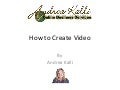 How to Create Video Training Course