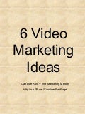 Video marketing strategies