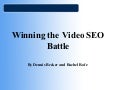 Winning the Video SEO Battle