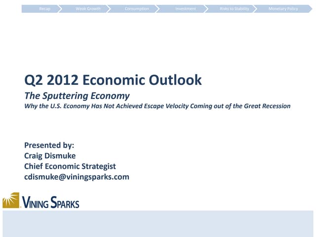 Vining Sparks Economic Outlook 2012