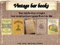 Vintage bar books dimitris zappas