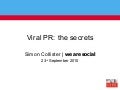 Viral PR - The secrets
