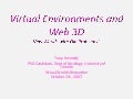 Virtual Environments and Web 3D – New Worlds with Old Problems?