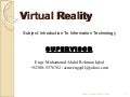 Virtual reality