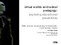 Virtuals worlds and radical pedagogy