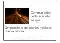 Communication professionnelle en ligne : les slides du livre