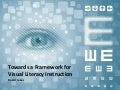 Towards a Framework for Visual Literacy Thinking