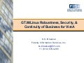 VistA GT.M & Linux Security 062506