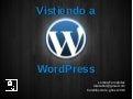 Vistiendo a WordPress