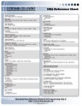 Visual Basic 6 Quick Reference Sheet