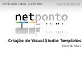 Criação de Visual Studio Templates Personalizados