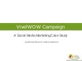 Social Media Case Study on VivelWOW by Windchimes Communications