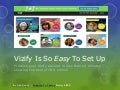 Vizify is so easy to set up and go