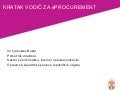 Kratak vodič za eProcurement