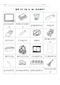 Vocabulari de classe