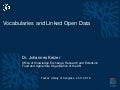 Vocabularies and Linked Open Data