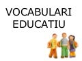 Vocabulari escolar