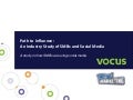 Path to Influence:  A Study of SMBs and social media  