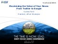 Maximizing the Value of Your News from Twitter to Google by Sandra Fathi