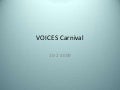 Voices Carnival