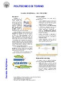 Servizio Poli@Home - e-Learning al Politecnico di Torino
