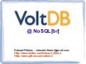 Voltdb @ NoSQL[br]