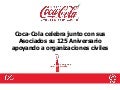 Asociados de Coca-Cola apoyan a organizaciones civiles 