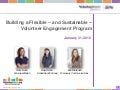 VolunteerMatch Solutions BPN Webinar: Building a Flexible - and Sustainable - Volunteer Engagement Program