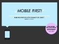 Mobile First - Kommunikationsdesign für den Markt der Zukunft