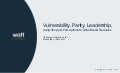 Vulnerability.  Parity. Leadership. Using Shopper Perceptions to Drive Brand Decisions