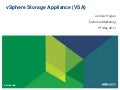 VMware vSphere Storage Appliance (VSA) -  Technical Presentation,Almacenamiento,SAN,NAS,NFS,Datastore,vCenter5,vCenter,Storage Cluster