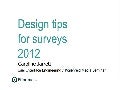 Surveys with caroline jarrett 