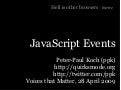 Voices That Matter: JavaScript Events