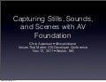 Capturing Stills, Sounds, and Scenes with AV Foundation
