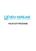 Veci Verejne - volebni program do poslanecke snemovny 2010