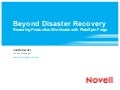 Beyond Disaster Recovery: Restoring Production Workloads with PlateSpin Forge