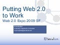 Putting Web 2.0 to Work