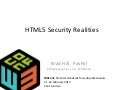 W3 conf hill-html5-security-realities