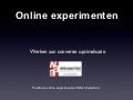 WAA Taskforce Online experimenten kennisdelings wiki introductie presentatie