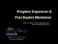 Capital Campaign Training for First Baptist Waldoboro