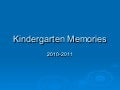Mrs. Walquist&rsquo;s Kindergarten Memories
