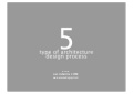 5 Type Of Architecture Design Process 