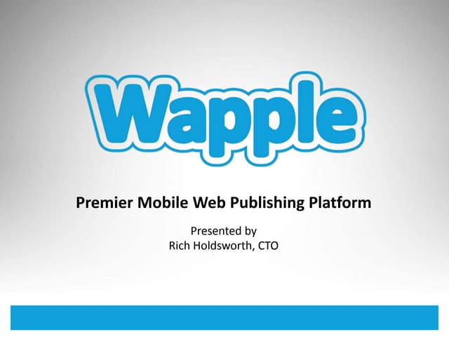 Wapple Mobile Internet and Mobile W...