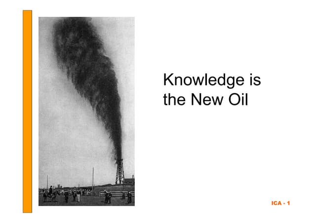 Knowledge is the New Oil