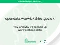 Warwickshire open data project